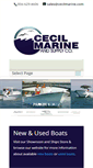 Mobile Screenshot of cecilmarine.com